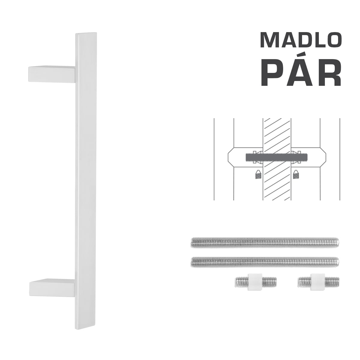 FT - MADLO kód K41Z 40x10 mm UN pár