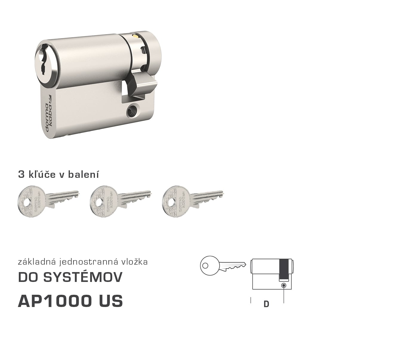 DK - AP1000 US polvložka