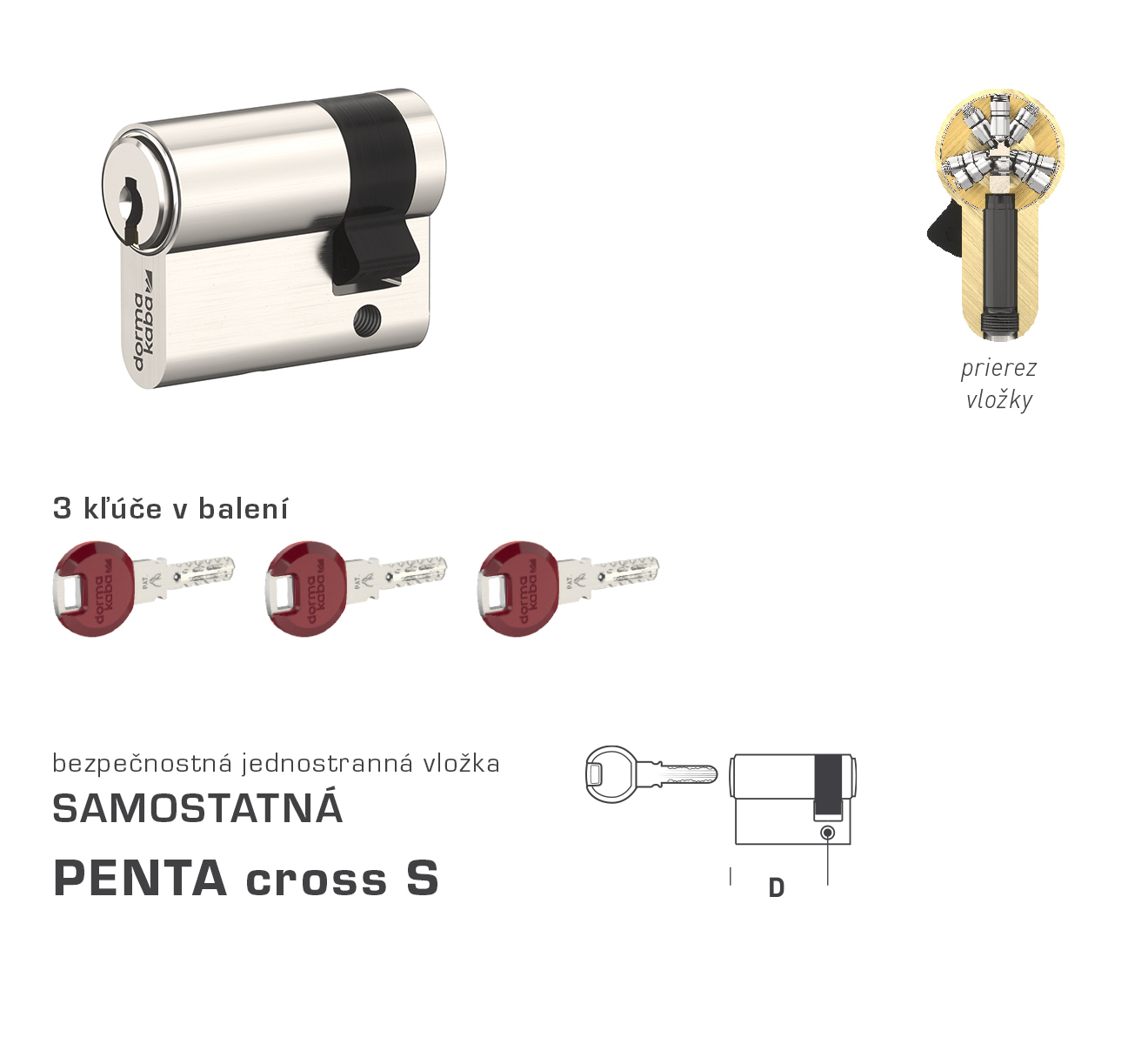 DK - PENTA cross S polvložka