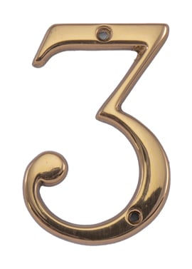 MPK - DOMOVÁ ČÍSLICA "3" - 120 mm