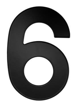 SS - DOMOVÁ ČÍSLICA "6" - 152 mm
