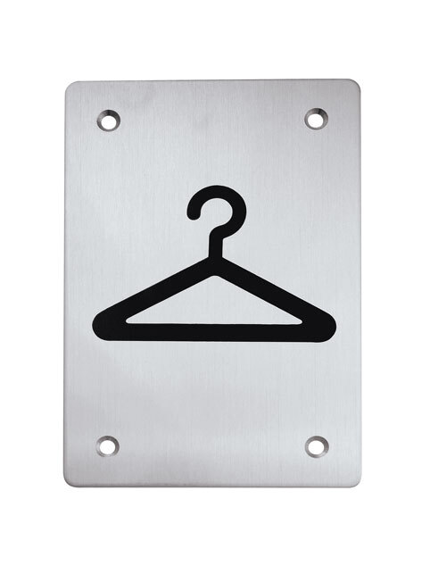 TI - Piktogram "Šatňa" - hranatý