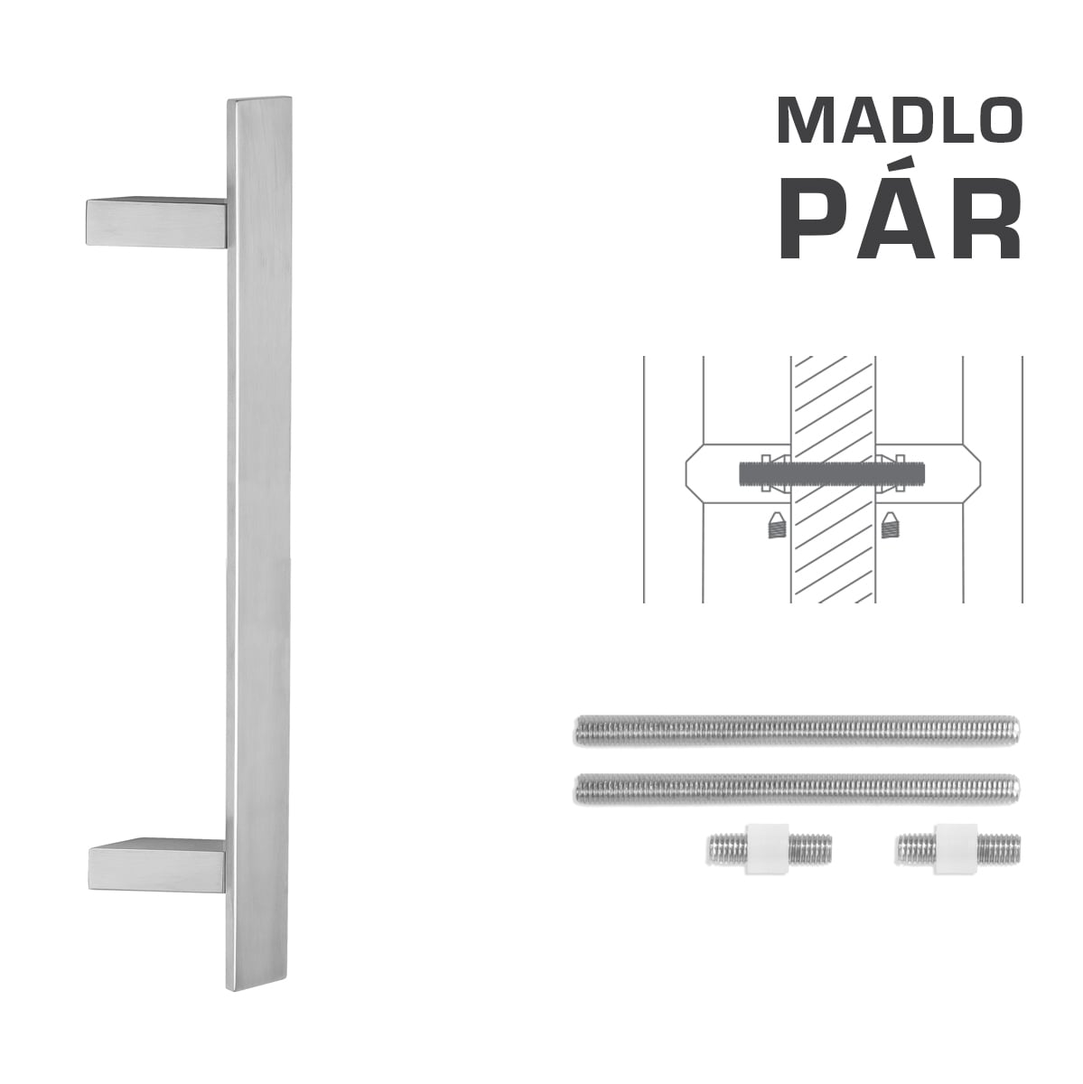 FT - MADLO kód K41Z 40x10 mm UN pár