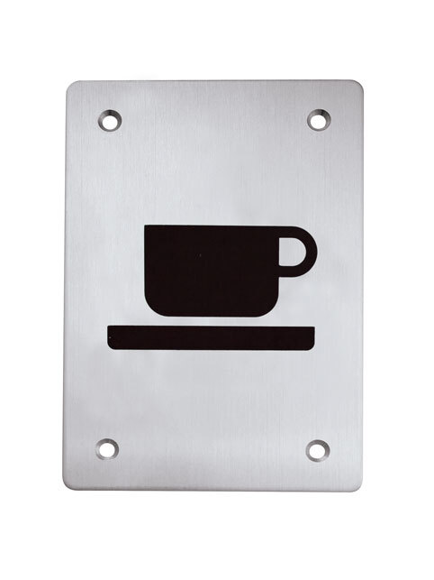 TI - Piktogram "Kaviareň" - hranatý