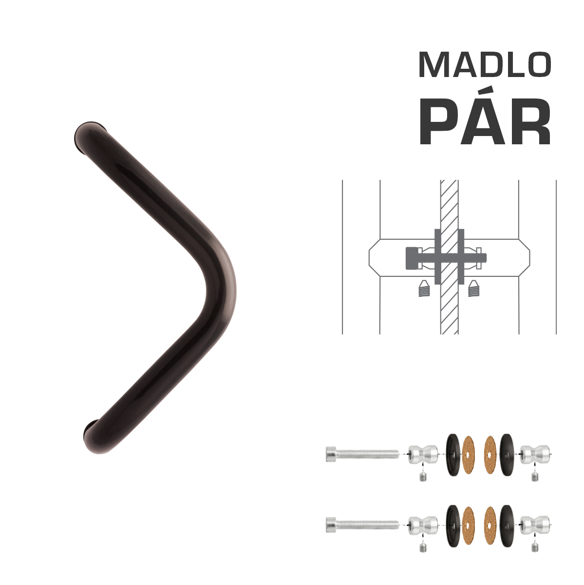 WA - MADLO M6 WA/A-S-SKLO pár