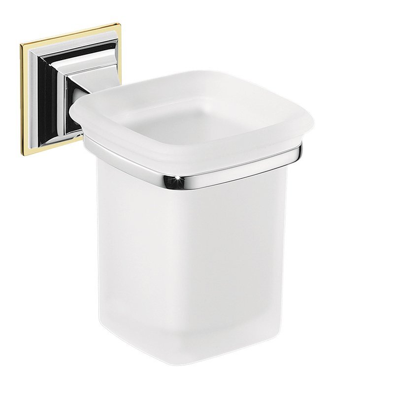 CB - PORTOFINO B3202 + B3200OZ - Pohár na zubné kefky s držiakom a podložkou