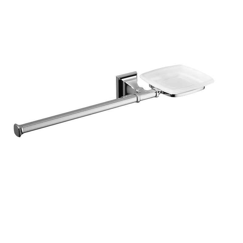 CB - PORTOFINO B3274SX - SET - Miska na mydlo a držiak na uterák ľavý