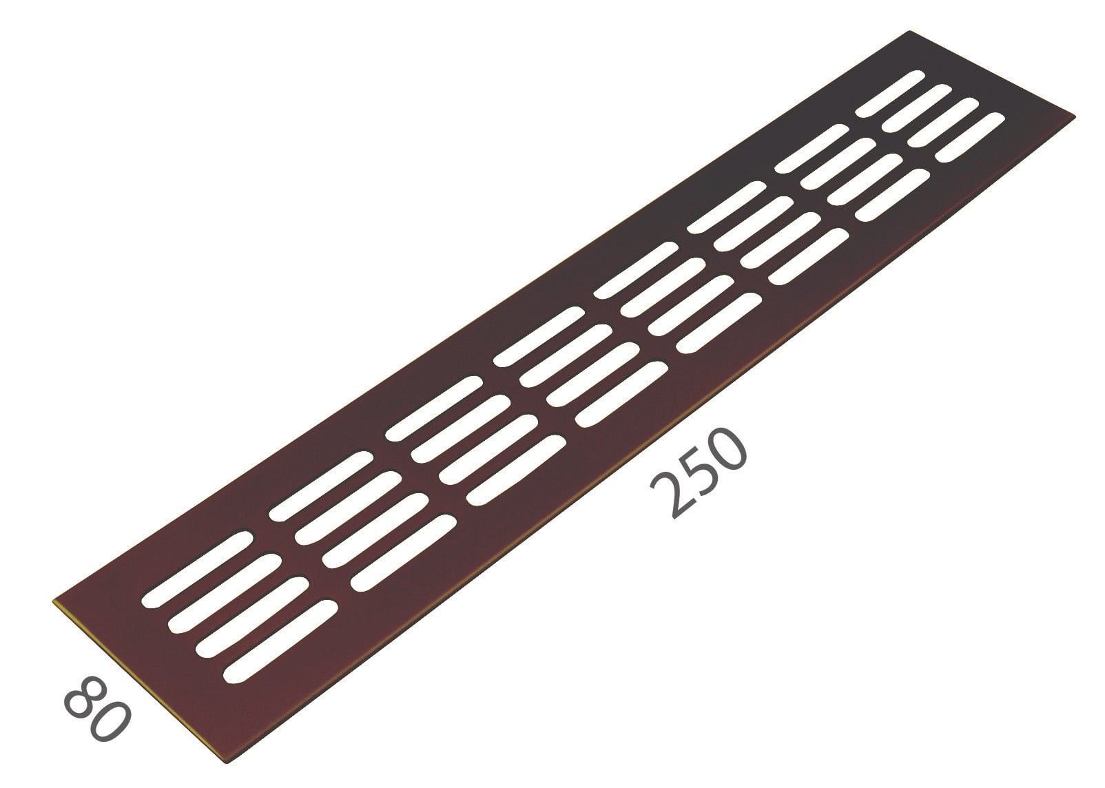 SRL - ALFA vetracia mriežka 80 x 250 mm