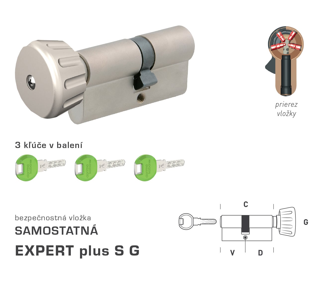 DK - EXPERT plus S G - s gombíkom