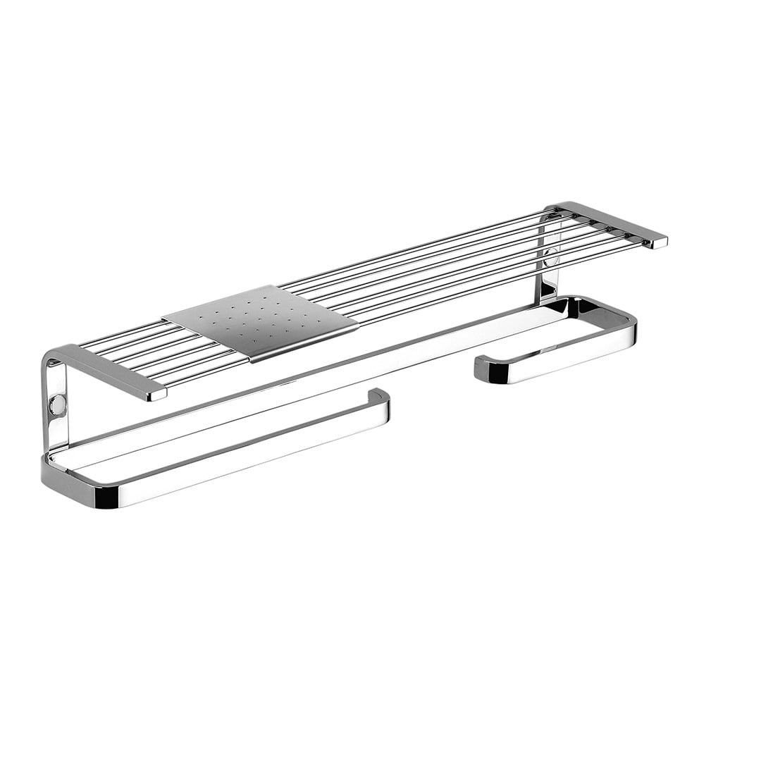 CB - TIME W4276D - Držiak na uteráky s poličkou a podložkou