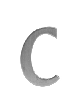 SO - BB - B992 - DOMOVÉ PÍSMENO "C" -  43 mm nalepovacie