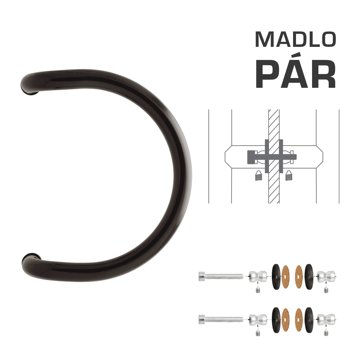 WA - MADLO M1 WA/A-S-SKLO pár