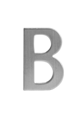 SO - BB - B991 - DOMOVÉ PÍSMENO "B" - 43 mm nalepovacie