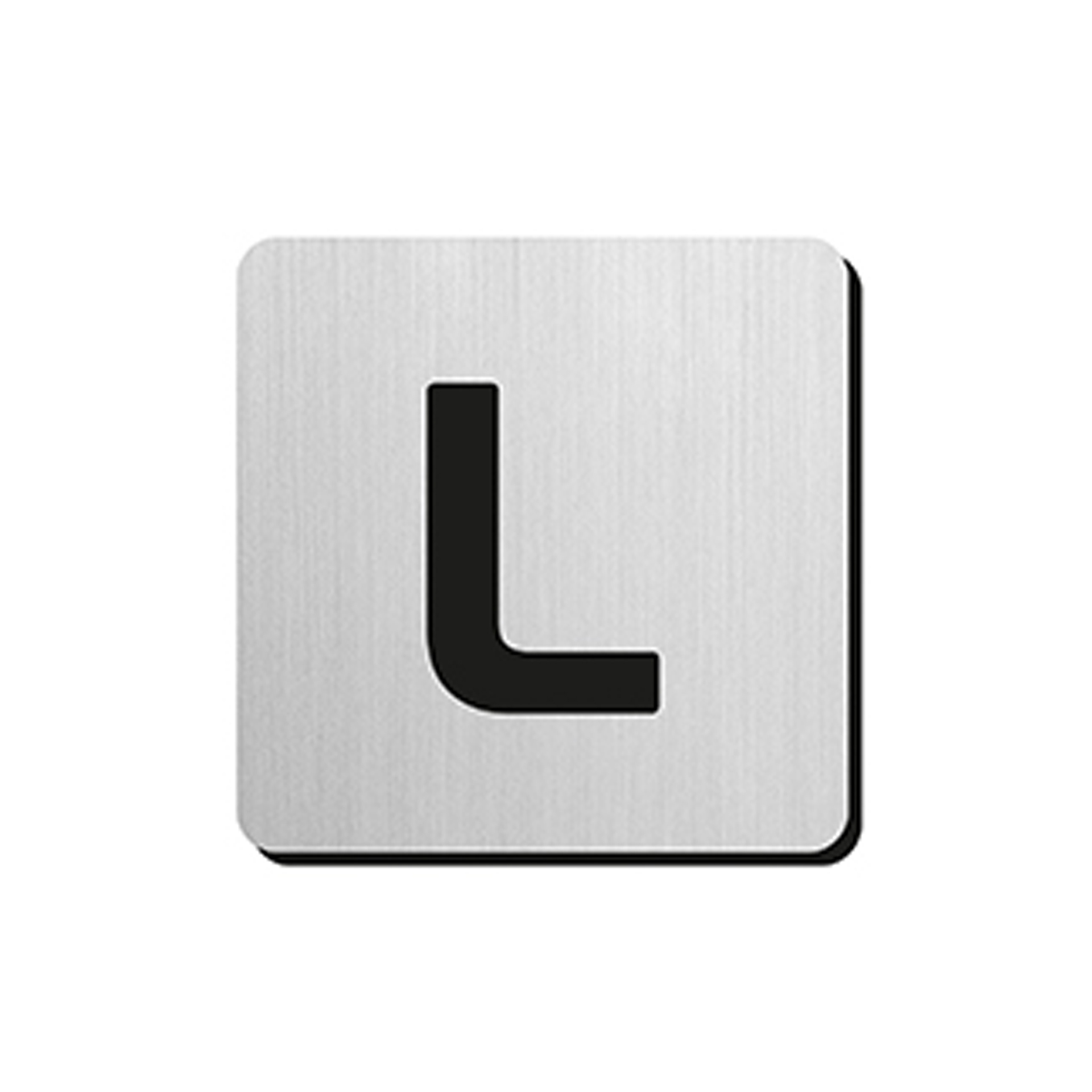 JNF - PIKTOGRAM PÍSMENO "L" - IN.34.300 - 75 mm - nalepovacie