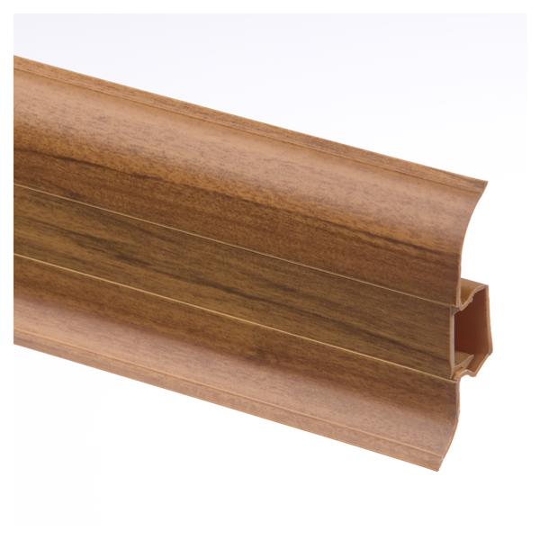 Lišta soklová PVC Cezar PREMIUM Orech Africký M131 59x22x2500 mm