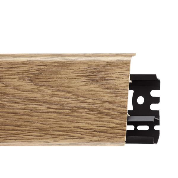 Lišta soklová PVC Arbiton INDO Dub Tmavý 12 26x70x2500 mm