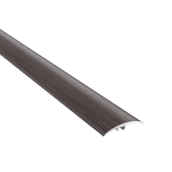 Profil AL prechodový 37 mm, fólia Wenge Africa CS14, 0,93 m, samolepiaco-narážací oblý, CS1 Arbiton COLOR SYSTEM 3in1 DuoFix