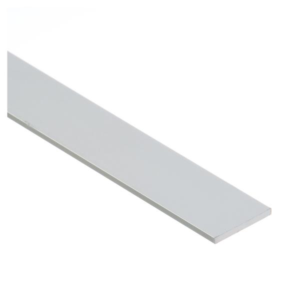 Profil AL tyč plochá 20x2 mm, elox Striebro 01, 2 m, SP2002 Cezar
