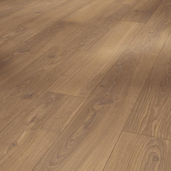 Parador Classic 1050 Dub Studioline medový prírodne matná textúra široká lamela V-drážka 1744697 AC5/33 1285x194x8 mm