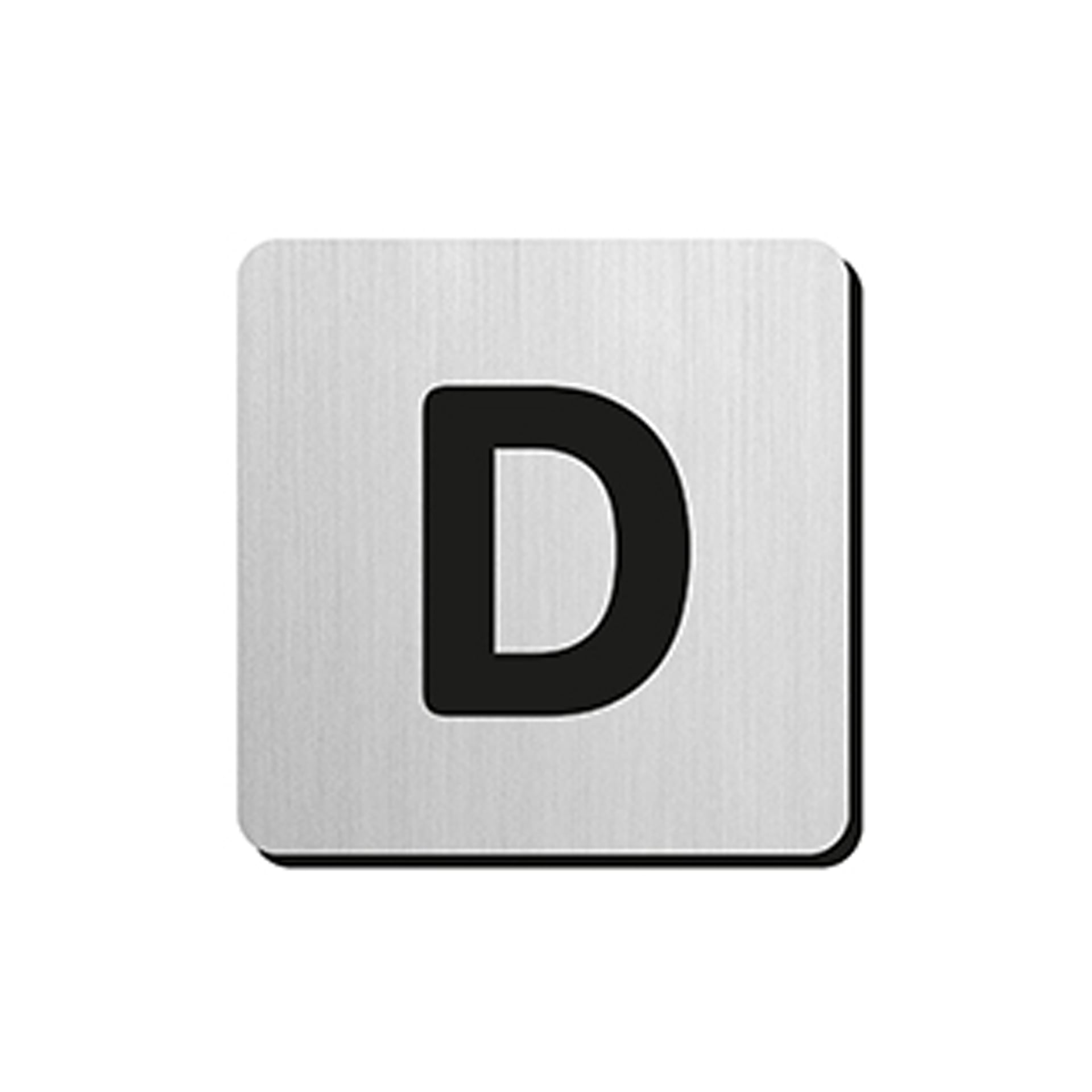 JNF - PIKTOGRAM PÍSMENO "D" - IN.34.300 - 75 mm - nalepovacie