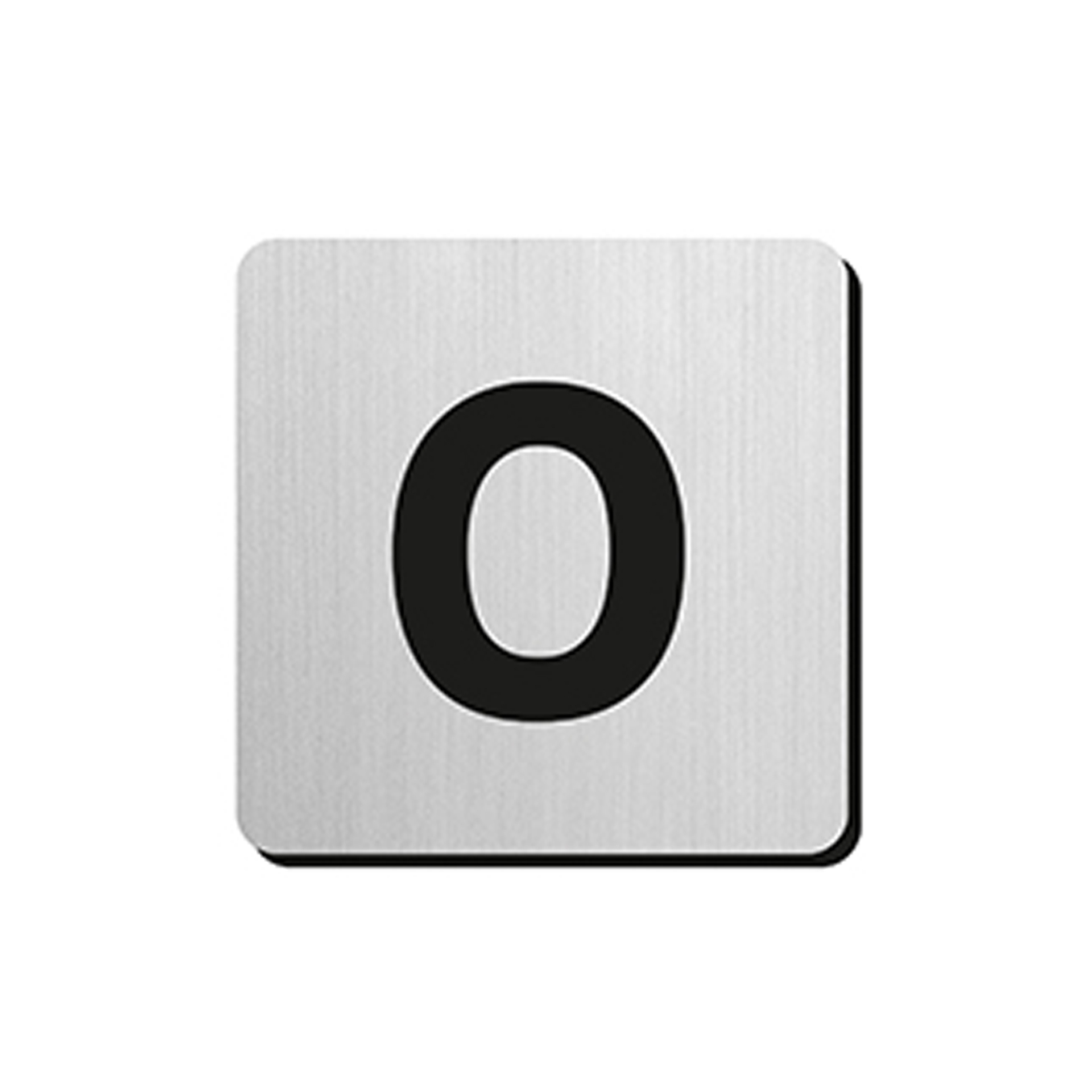JNF - PIKTOGRAM PÍSMENO "O" - IN.34.300 - 75 mm - nalepovacie