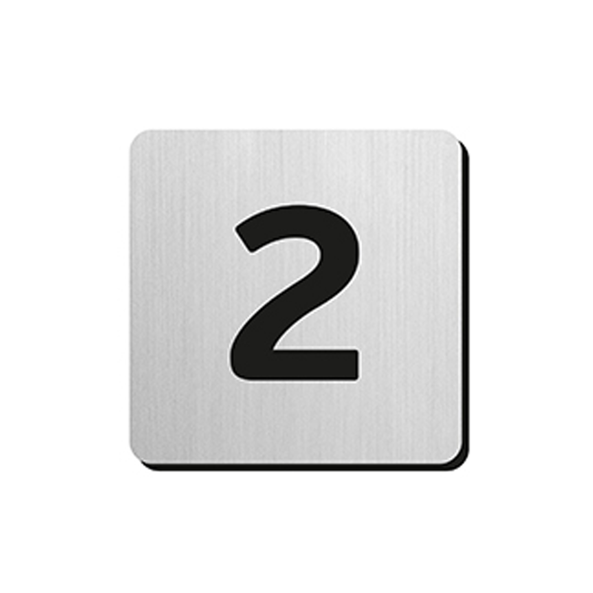JNF - PIKTOGRAM ČÍSLICA "2" IN.34.300 - 75 mm - nalepovacia
