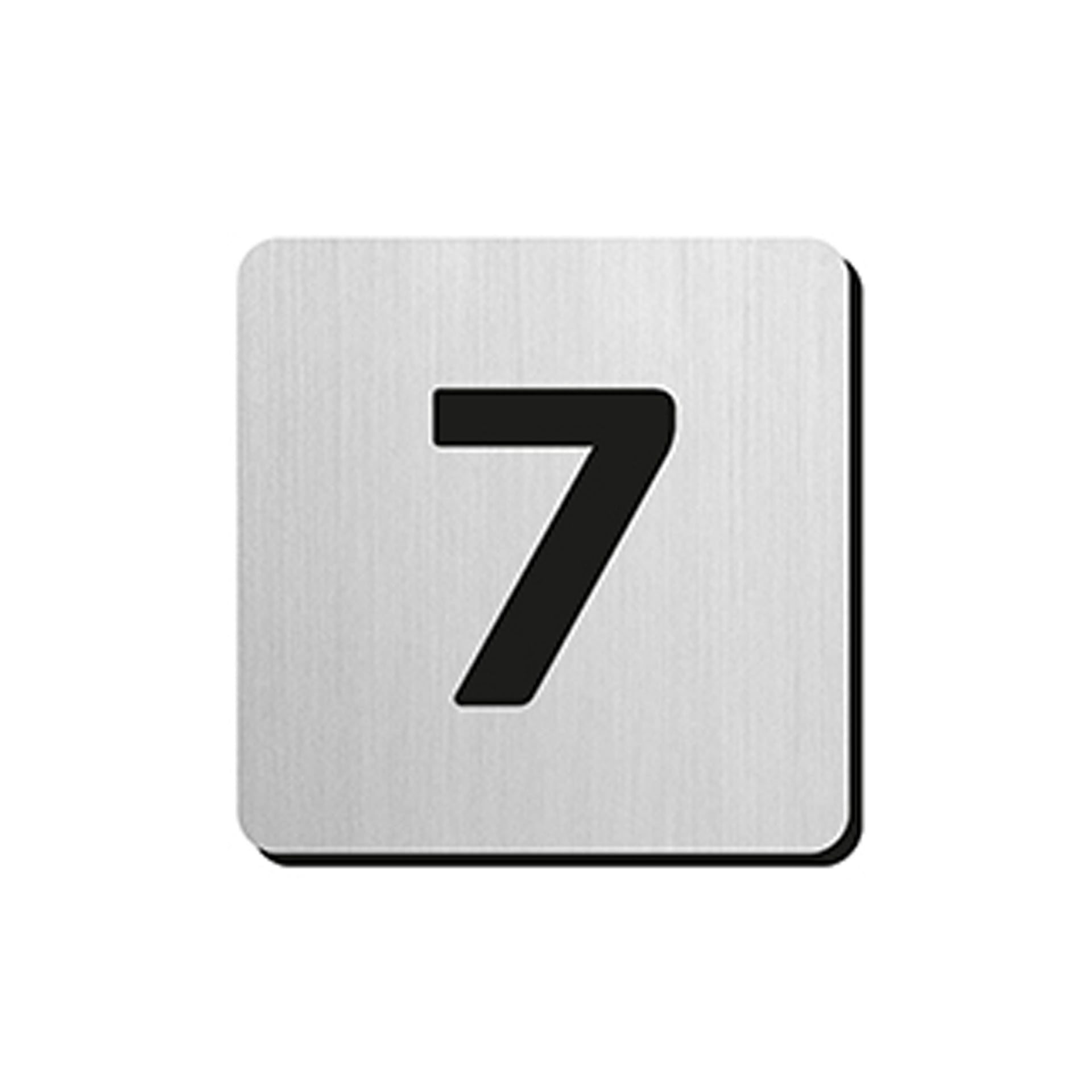 JNF - PIKTOGRAM ČÍSLICA "7" IN.34.300 - 75 mm - nalepovacia