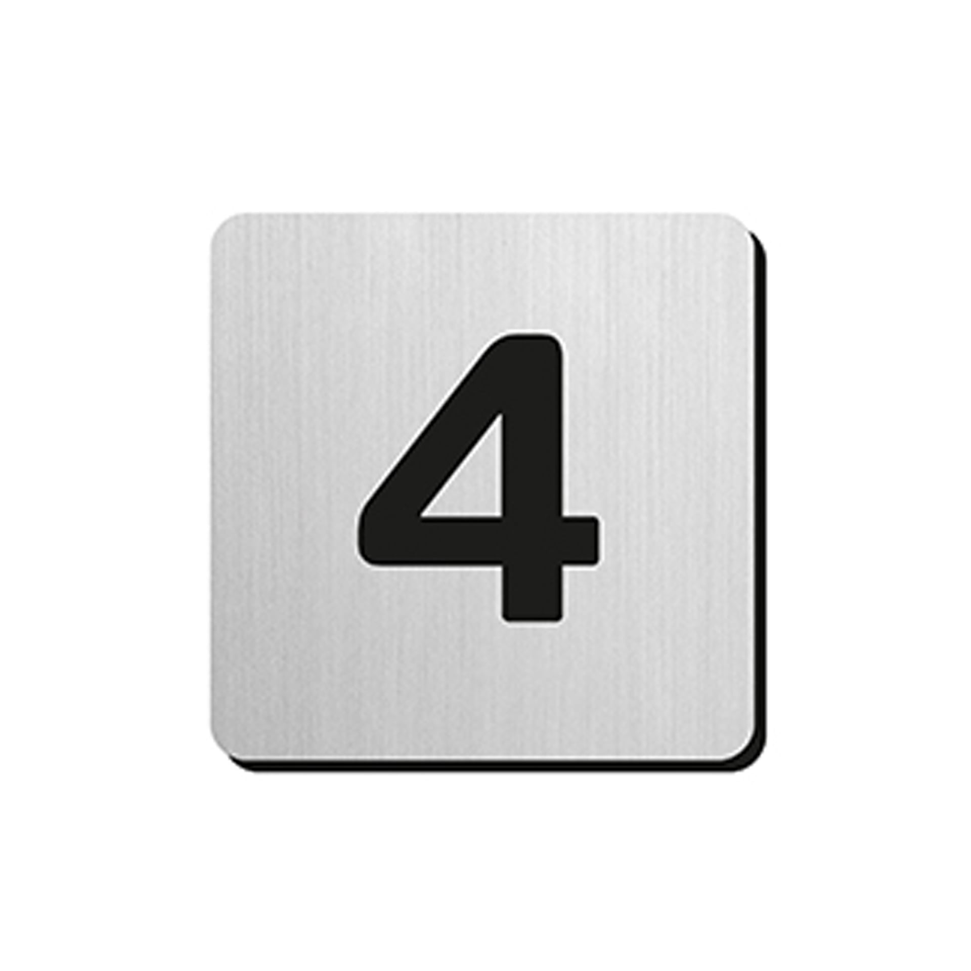 JNF - PIKTOGRAM ČÍSLICA "4" IN.34.300 - 75 mm - nalepovacia