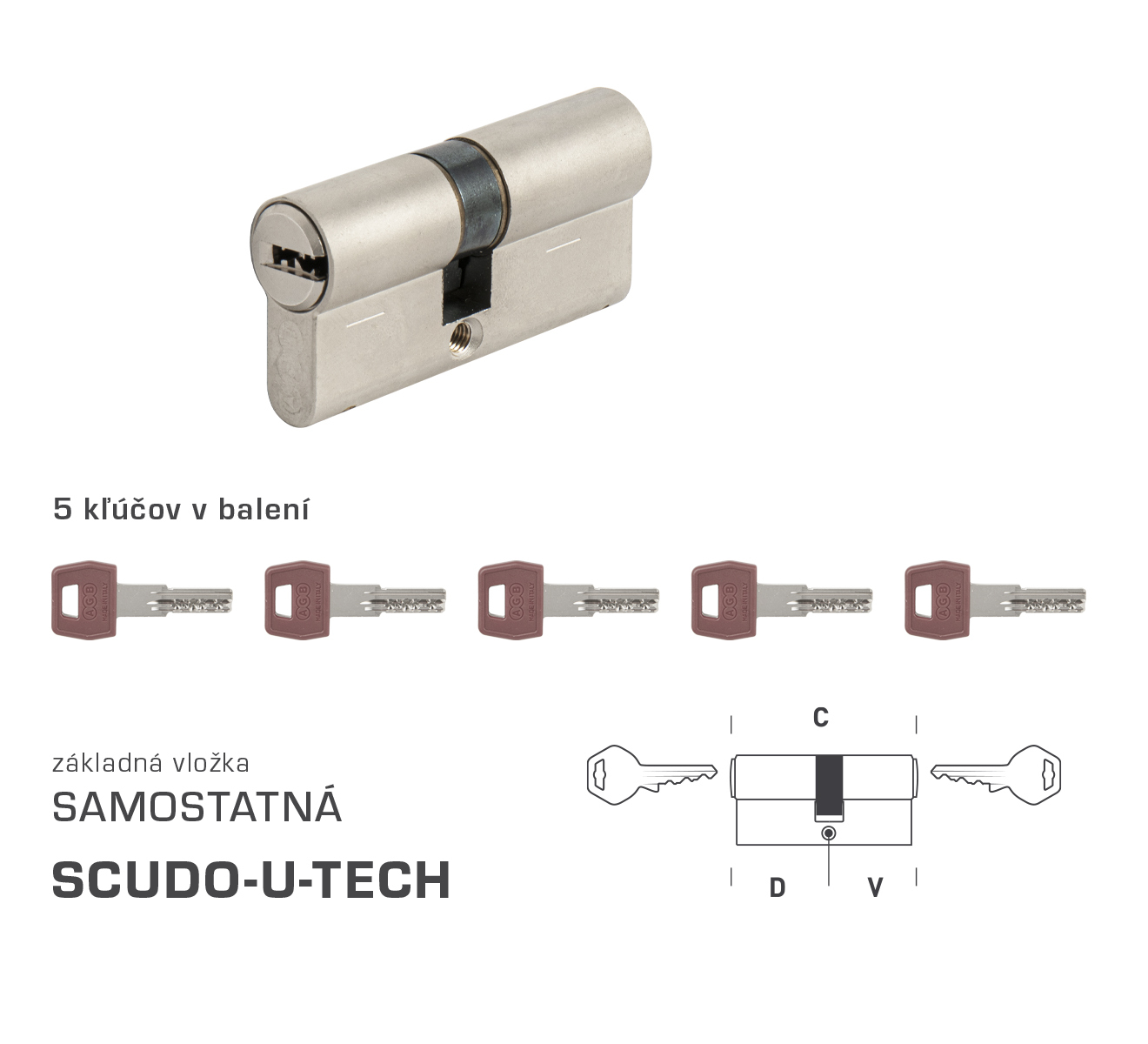 AGB - Vložka U-TECH S obojstranná