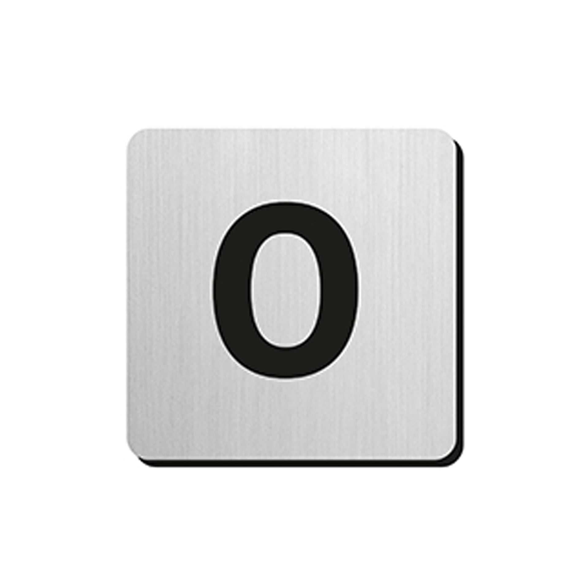 JNF - PIKTOGRAM ČÍSLICA "0" IN.34.300 - 75 mm - nalepovacia