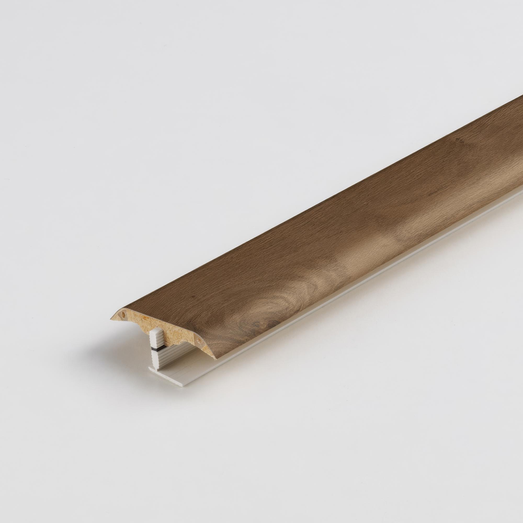 3v1 Prechodový profil laminátový, Dub Everglade antický, 1748995, 1000x48x9 mm