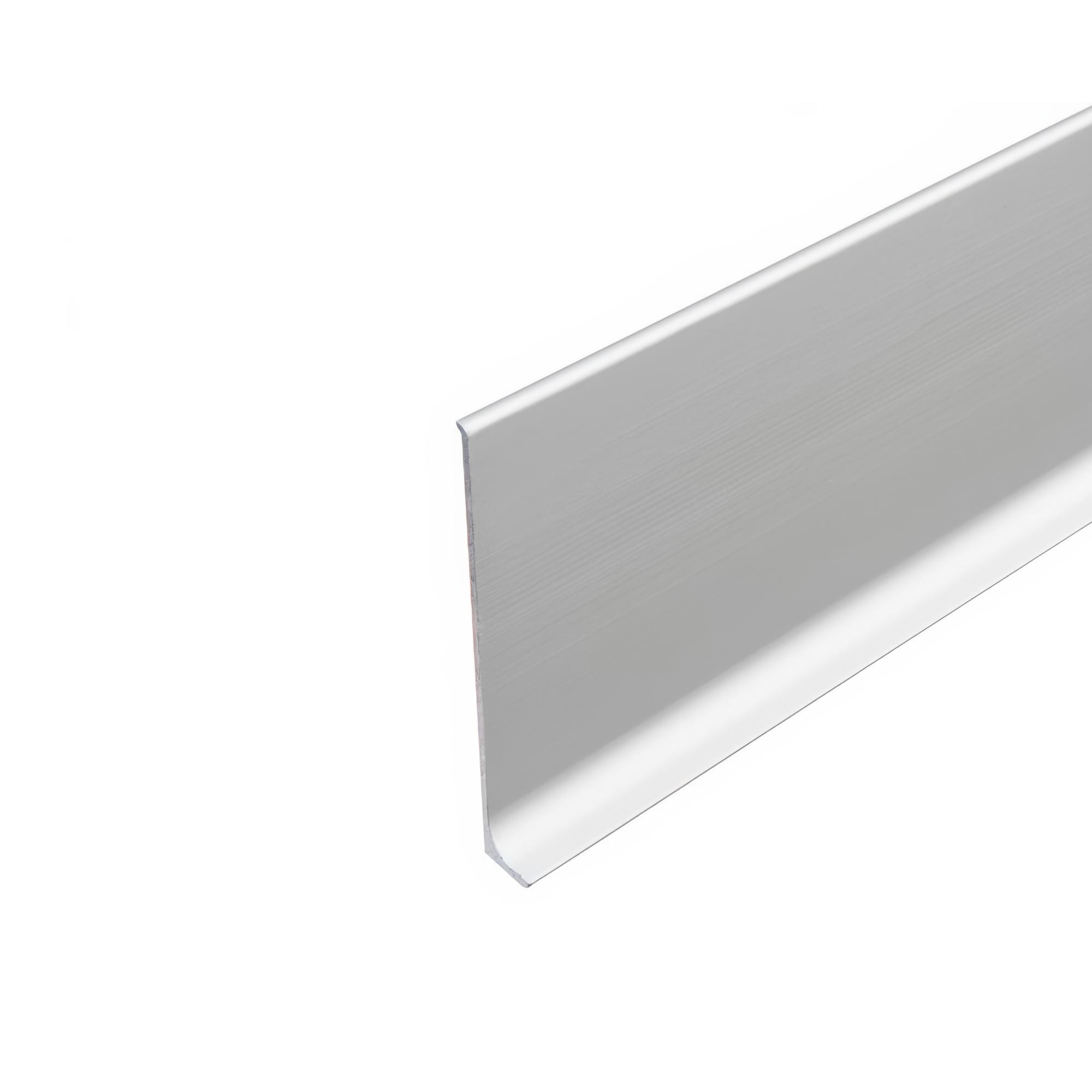 Lišta soklová Cezar LP80 Striebro C0 celohliníková 80x10x2500 mm