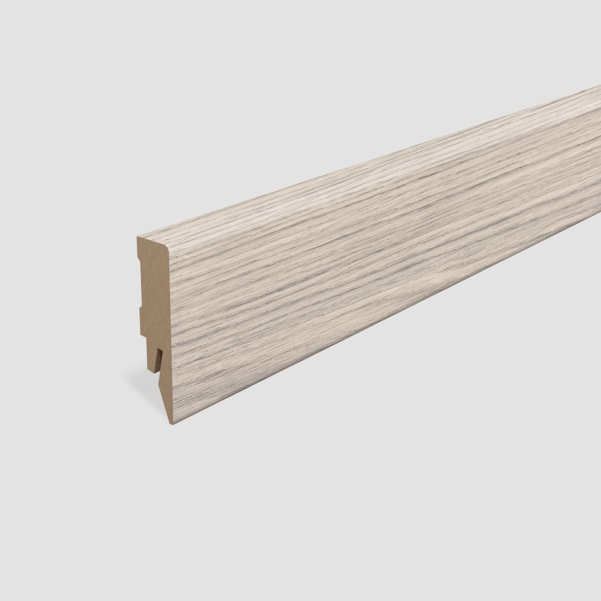 Lišta soklová Egger 58 hranatá L611 MDF fólia 58x14x2400 mm