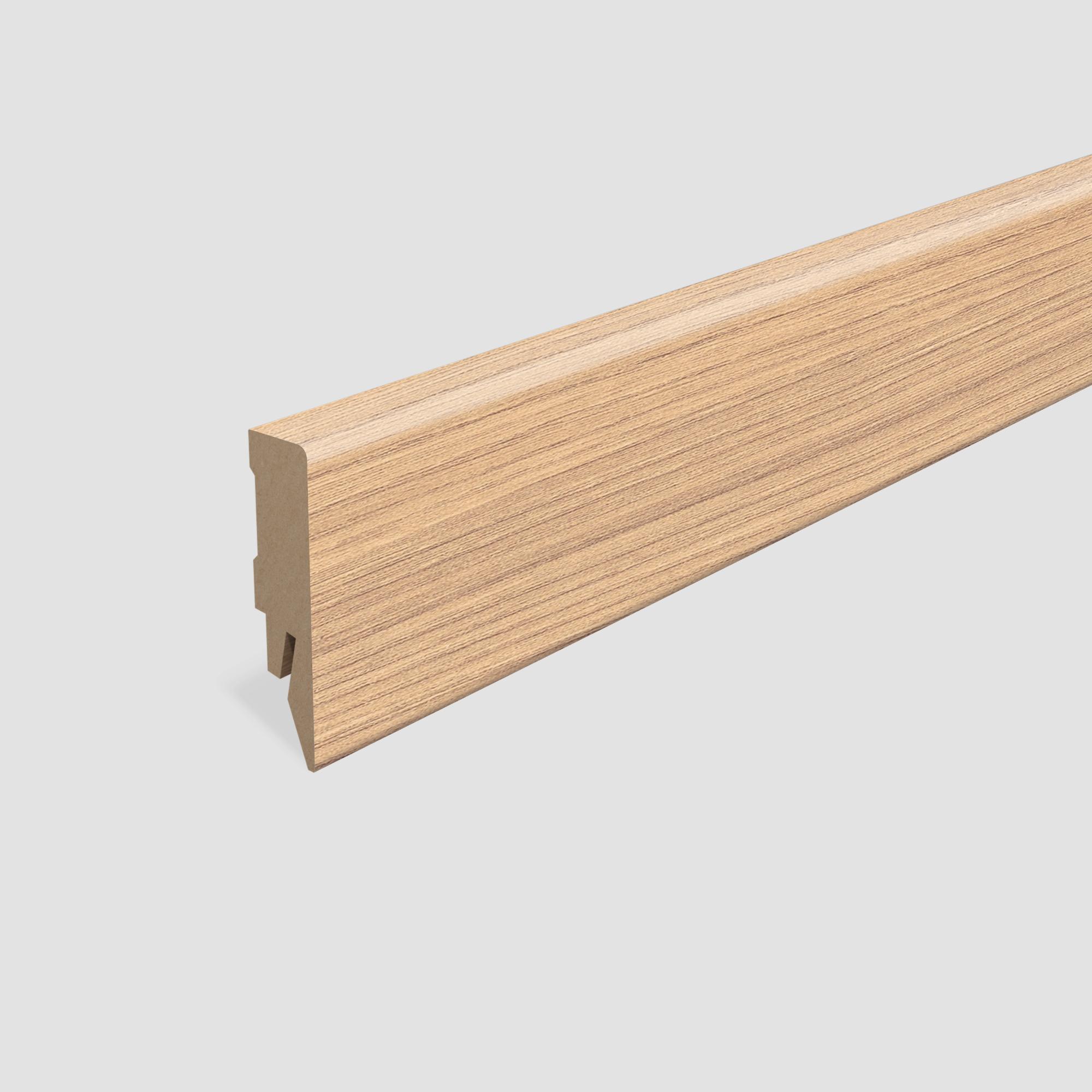 Lišta soklová Egger 58 hranatá L614 MDF fólia 58x14x2400 mm