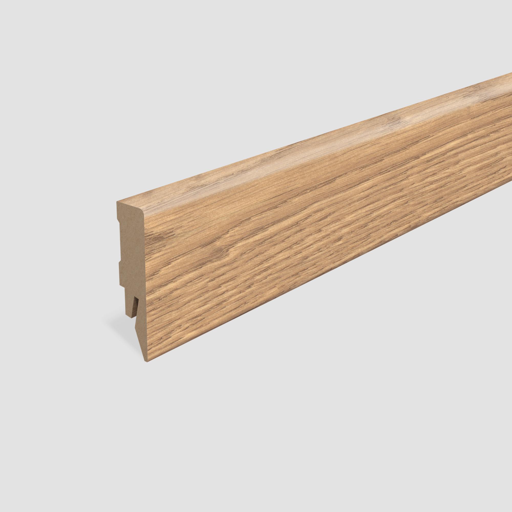 Lišta soklová Egger 58 hranatá L662 MDF fólia 58x14x2400 mm