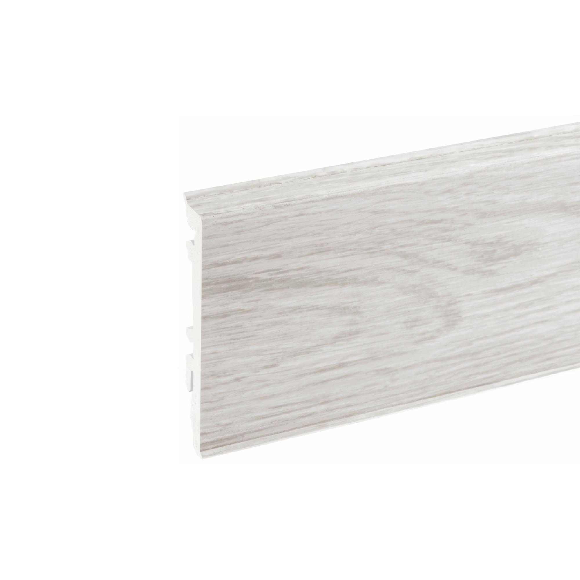 Lišta soklová PVC Cezar MASTERLINE 80 Marengo (456) 81,5x17,2x2200 mm