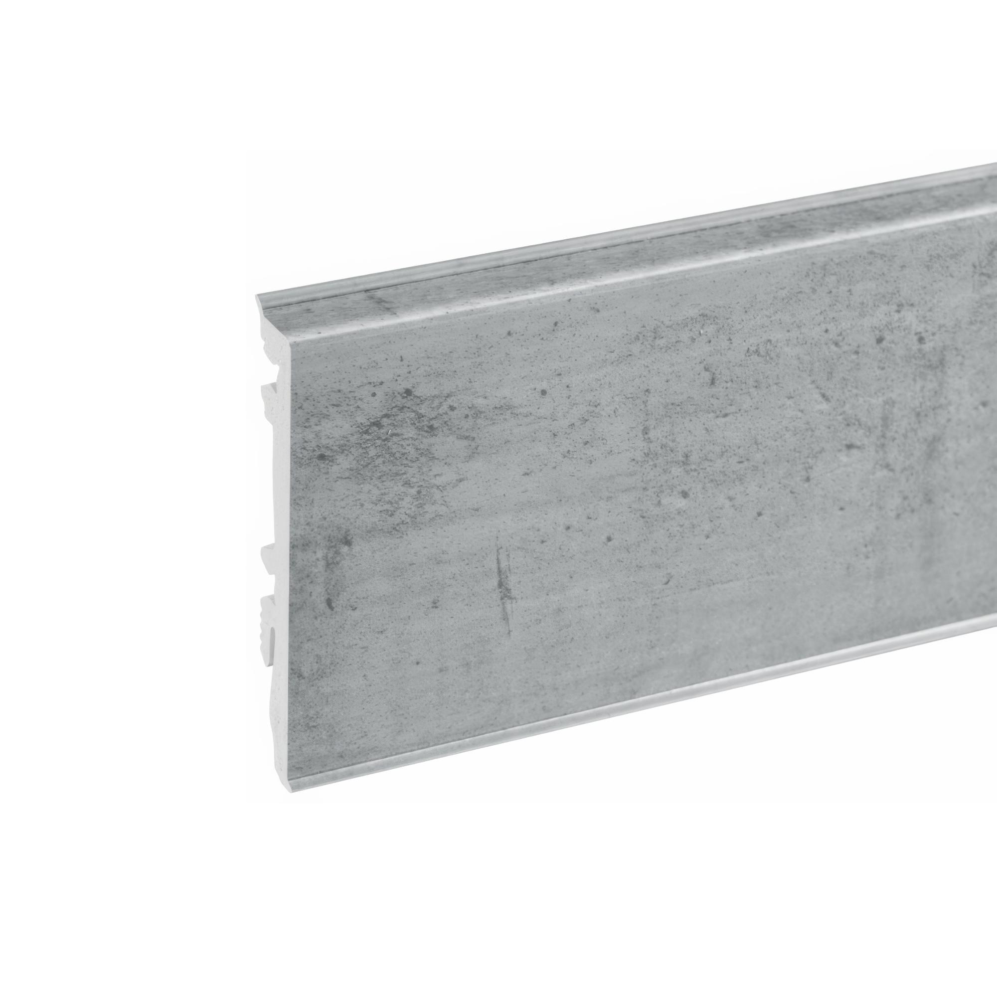 Lišta soklová PVC Cezar MASTERLINE 80 Šedý kameň (476) 81,5x17,2x2200 mm