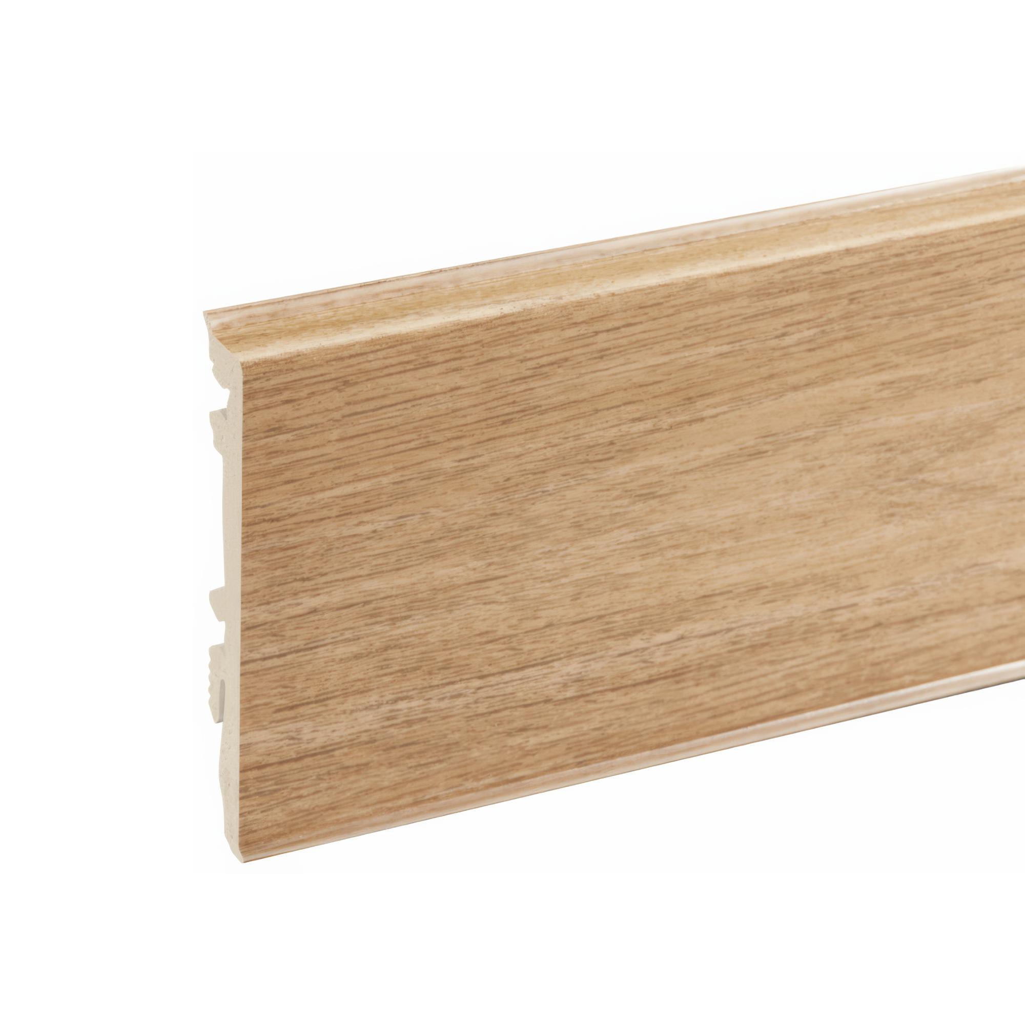 Lišta soklová PVC Cezar MASTERLINE 80 Tobacco (470) 81,5x17,2x2200 mm