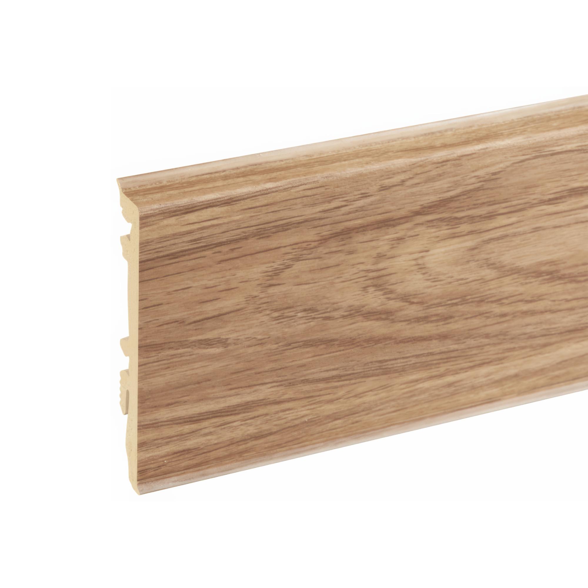 Lišta soklová PVC Cezar MASTERLINE 80 Umbra (475) 81,5x17,2x2200 mm