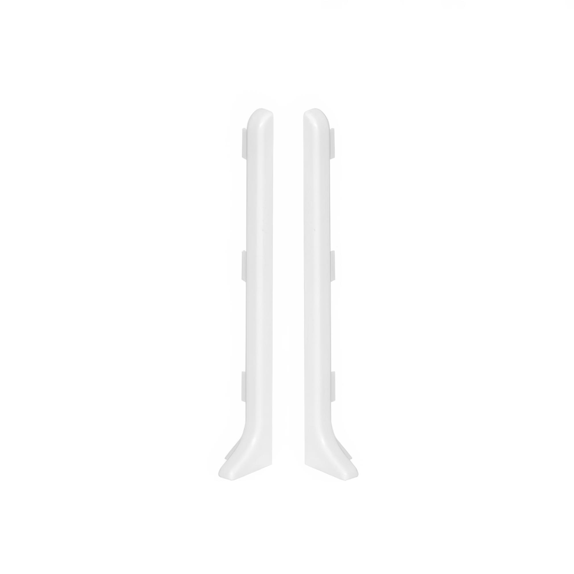 Prvky Cezar LP80 Biela RAL9003 - Ukončenie ľavé+pravé k AL soklovej lište 80 mm (1+1 ks/ 1bal)