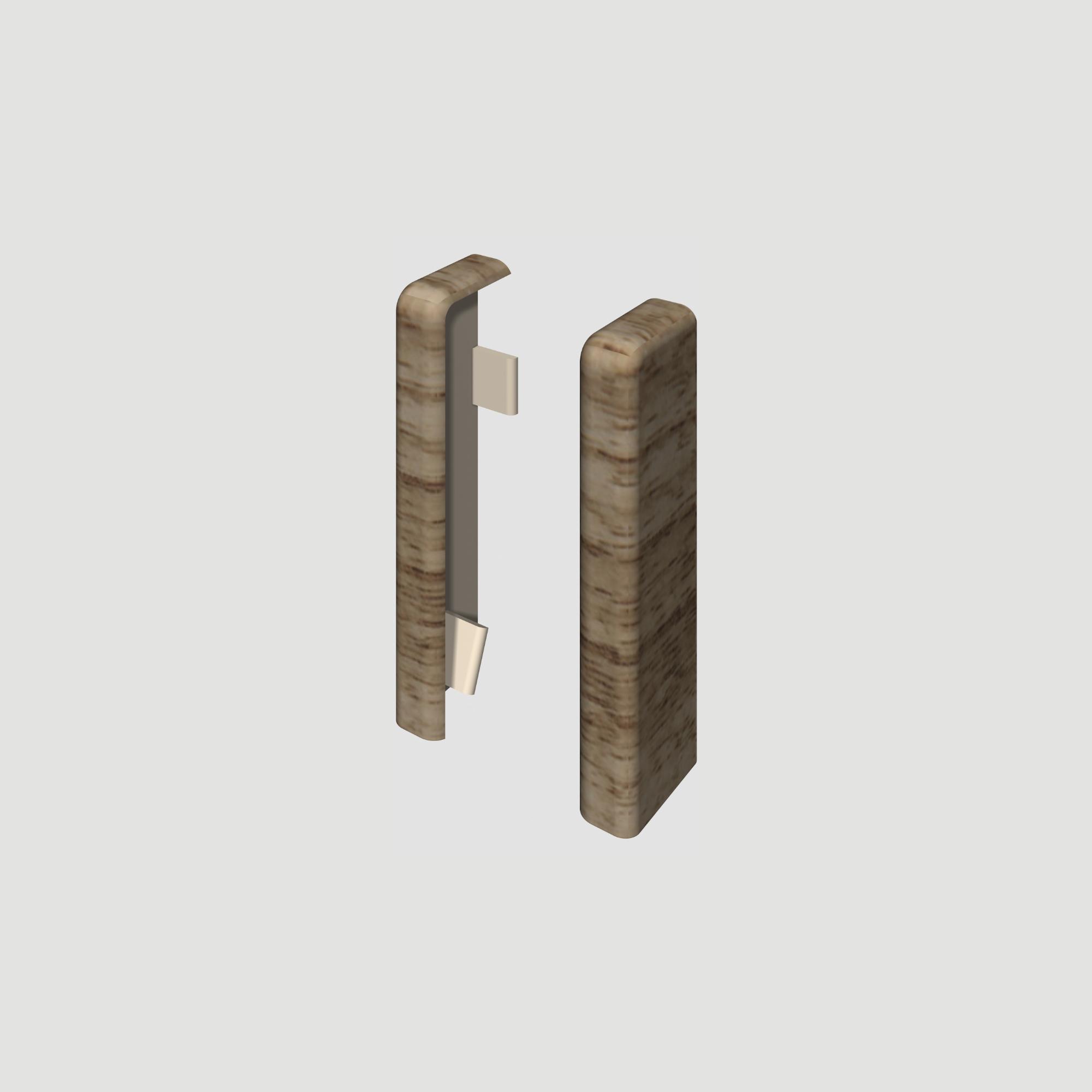 Prvky Egger 58 "cubical" Dub béžový - Ukončenie ľavé+pravé 1839920 (1+1 ks/bal)