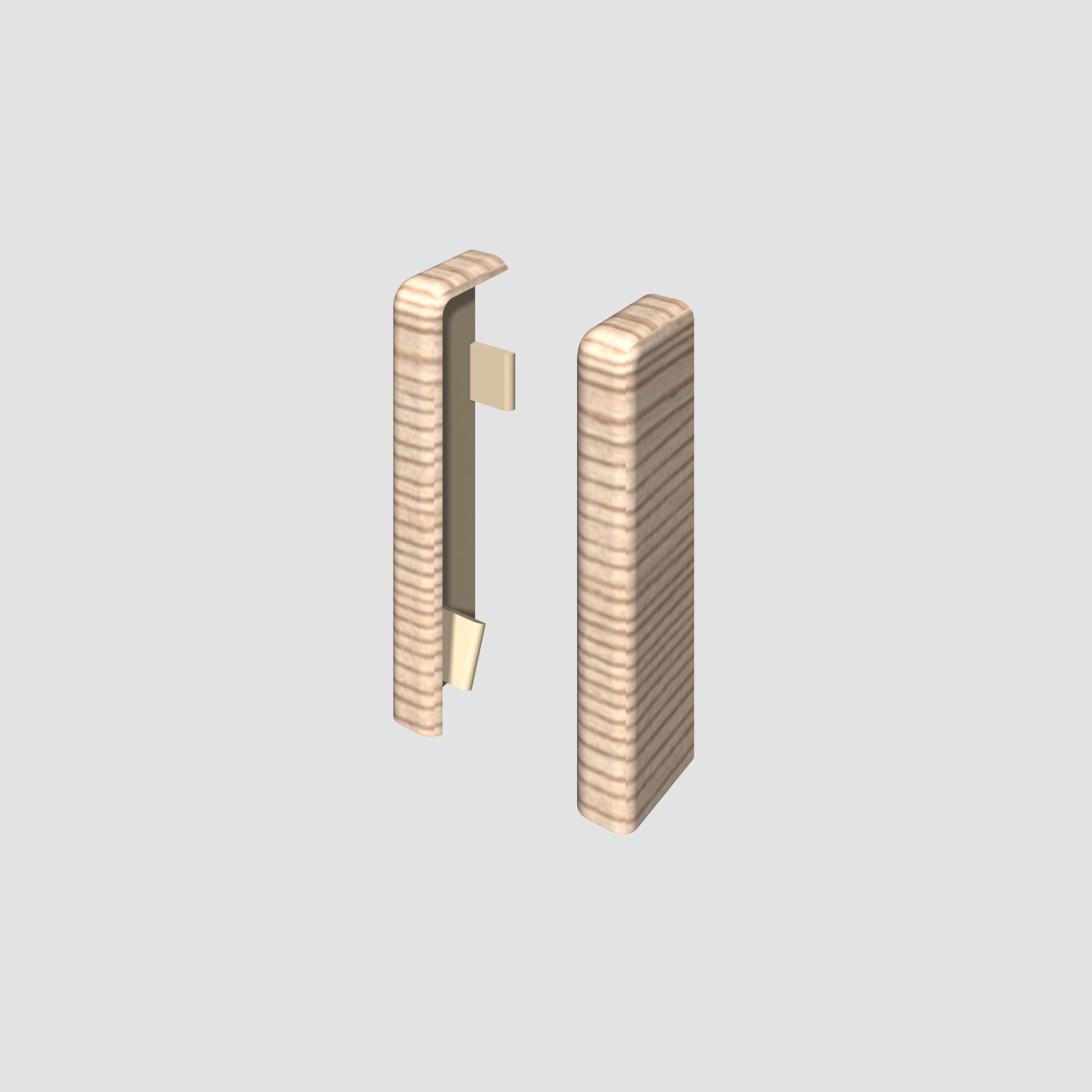 Prvky Egger 58 "cubical" Jaseň béžový - Ukončenie ľavé+pravé 1839900 (1+1 ks/bal)