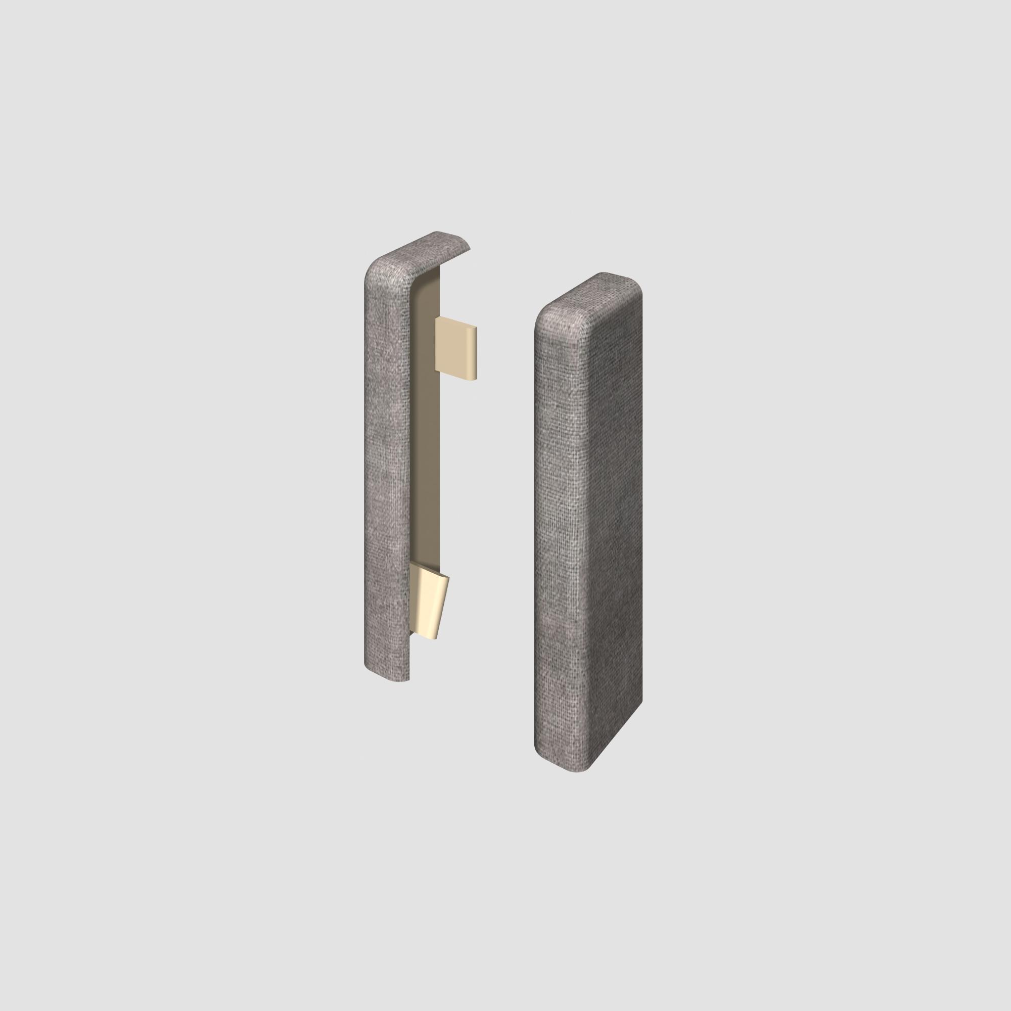 Prvky Egger 58 "cubical" Kameň sivý - Ukončenie ľavé+pravé 1839884 (1+1 ks/bal)