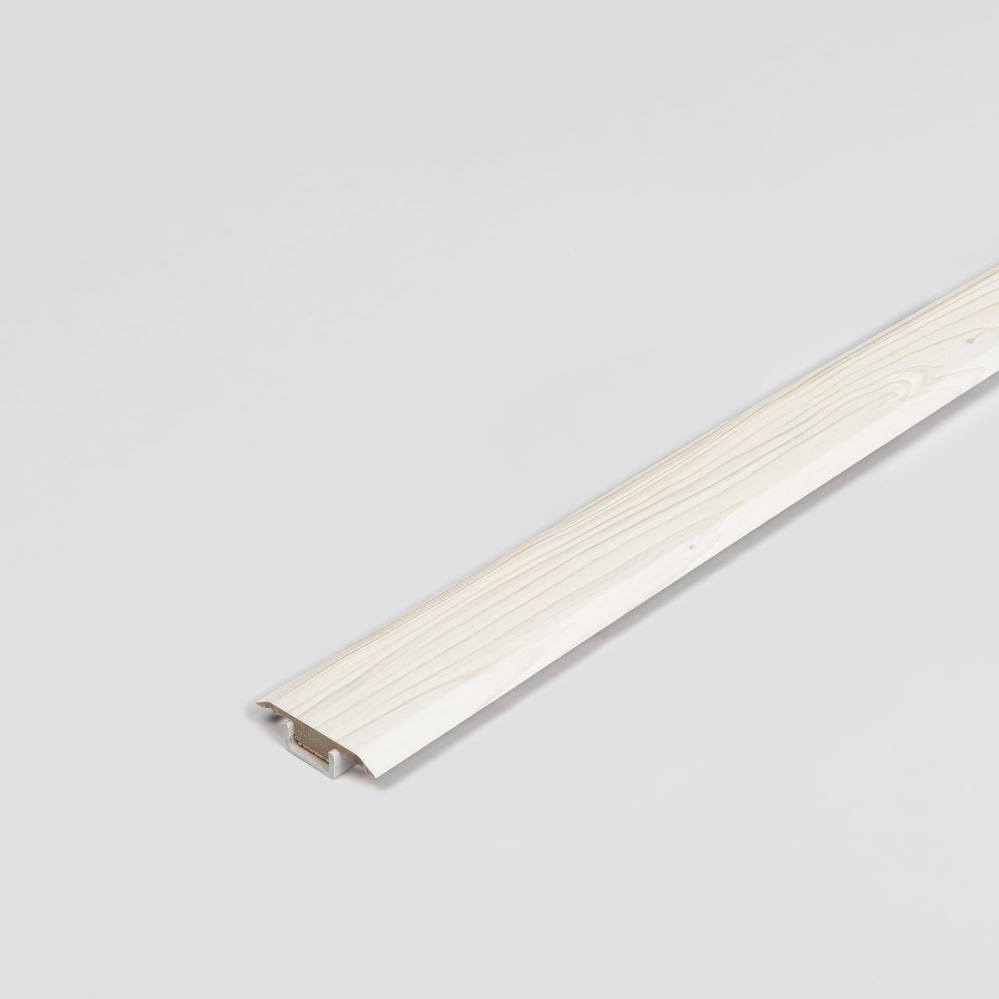 Modular One prechodový profil Smrekovec Apollo biely 1749020 1000x39x7,5 mm