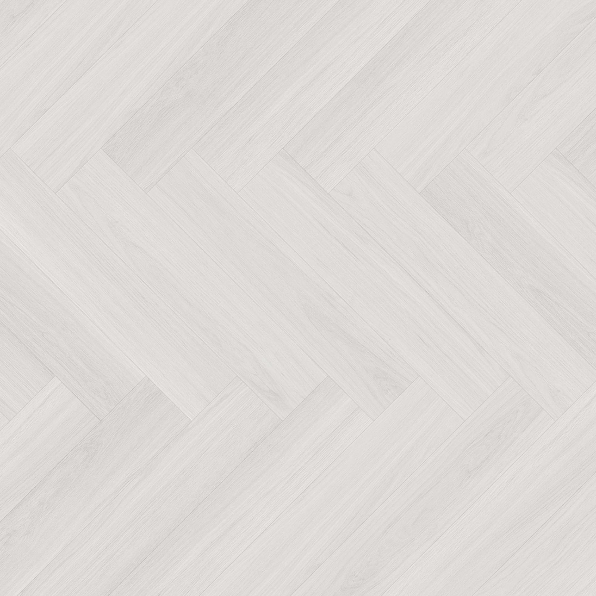 Vinyl Parador Trendtime 3 Herringbone Dub Oxford biely matná štruktúra široká lamela M4V, 1748861, 770x154x2,5 mm